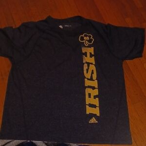 Adidas Blue and Gold Short Sleeve Tee